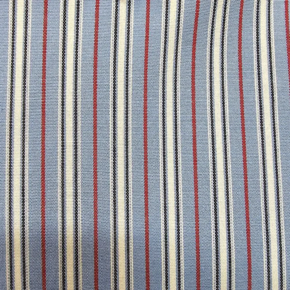 J. Crew Oarsman Label Vintage 90s Dress Shirt Men 16 -35 Blue Red White Striped